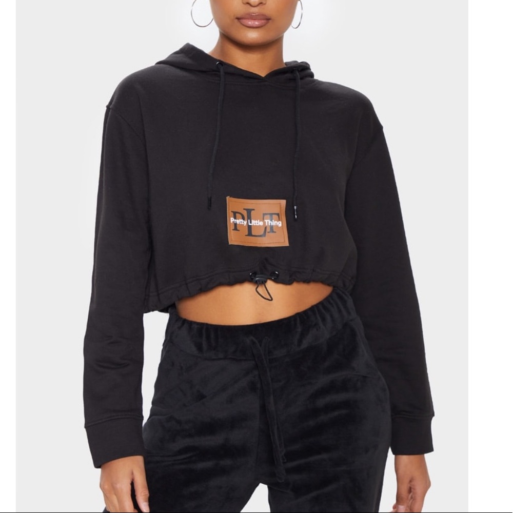 Pretty Little Thing crop hoodie